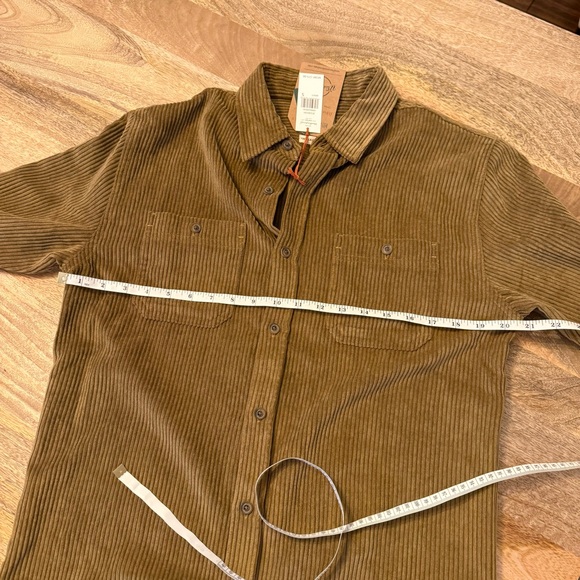 NWT Weatherproof Brown Corduroy Shirt, S - Picture 9 of 9